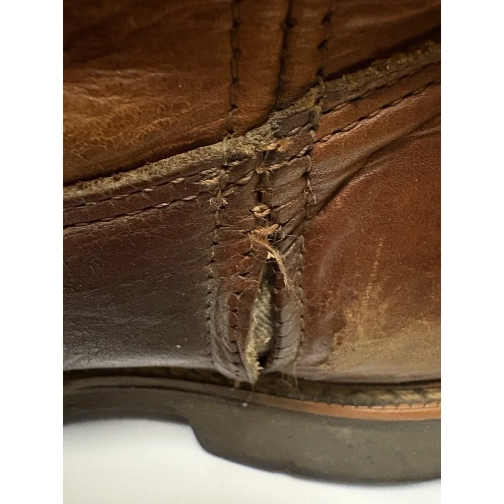 Thorogood American Heritage 814-4208 Tobacco Leather‎ Boots. REPAIR NEEDED